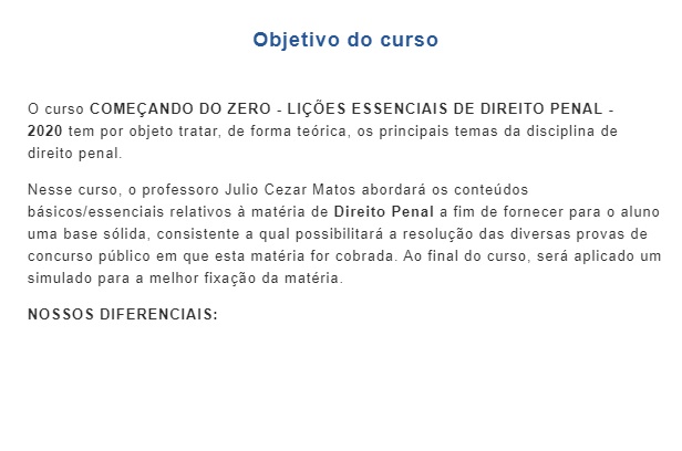 Lições Essenciais de DIREITO PENAL - Júlio Cezar de Matos - Começando do Zero (CERS 2021) 4
